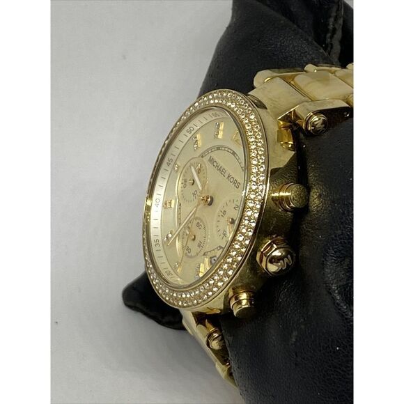 Michael Kors Parker MK5632 Womens Stainless Steel Analog Dial Quartz Watch UC459 - Picture 4 of 12